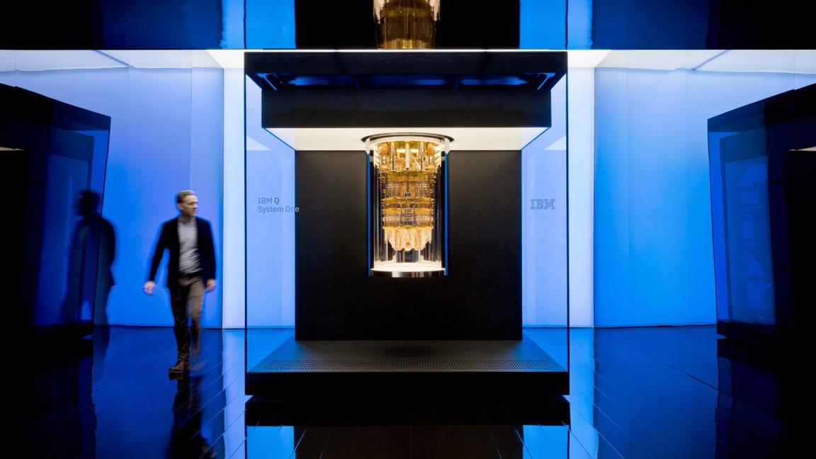 IBM Quantum computer display IBM Quantum computer display